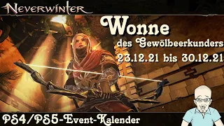 NEVERWINTER: Event-Kalender 2x Währung Vergangene Kampagnen & Siegel - 23. bis 30.12.21 - PS deutsch