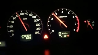 volvo s80 2.8 t6 biturbo kickdown acceleration