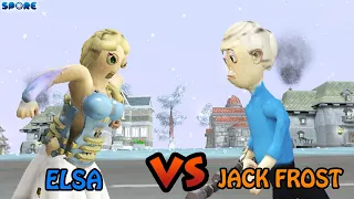 Elsa vs Jack Frost | Cartoon Face-off [S3E10] | SPORE