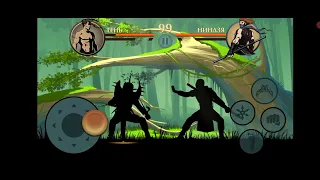 Shadow Fight 2 Сет Предвестника Против Ниндзя Из Всех Выживании