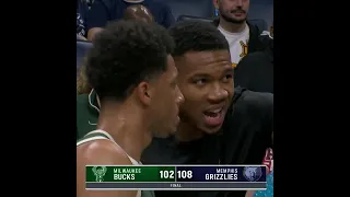Giannis shares wisdom with the young buck 📝 #shorts