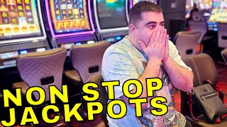 NON STOP JACKPOTS On High Limit Dollar Storm Slot Machine