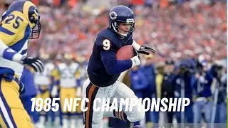 Jim McMahon Scores Twice & the Bears Bury the Rams! (Rams vs. Bears 1985 NFC Championship)