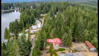 Aerial Tour: Pacific Northwest Lakeside Living