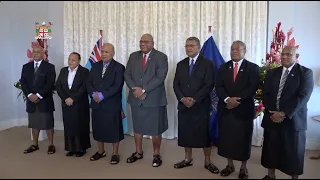 Fiji's President officiates at the swearing in of newly appointed Judicial officers