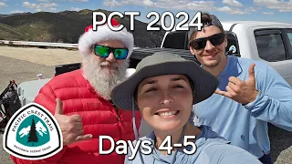 PCT 2024 Days 4-5: Mount Laguna to Urgent Care