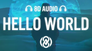 Alan Walker, Torine - Hello World (Lyrics) | 8D Audio 🎧