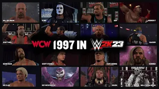 WCW 1997 in WWE 2K23 | Full Roster, Entrances & Finishers