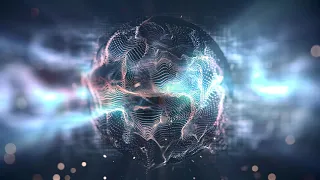 4K Dark Blue Fractal Sphere ~ Moving Backgrounds for Edits ~ Sci-Fi Wallpaper ~ AA-vfx Dj Vj Loops