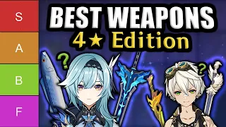 USE THESE 4 STAR WEAPONS! ★Best Genshin Impact 4 Star Tier List★
