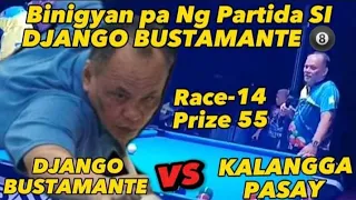 binigyan pa Ng PARTIDA 🎱SI DJANGO BUSTAMANTE 🆚 kalangga race14 55k