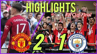 Final FA Cup: Manchester united 2-1 Manchester city