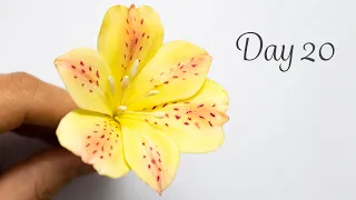 Alstroemeria | Day 20 | 30 Days of Sugar Flowers