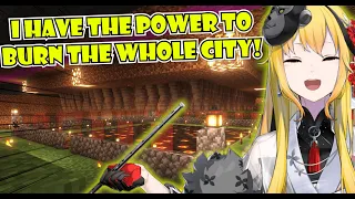 Kaela Has Been Secretly Gathering Firepower Enough To Burn Down The City!!!【HololiveID | Minecraft】