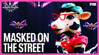 Cow Goes Masked on the Street To Hear Your Guesses | Season 10 | The Masked Singer