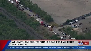 At Least 40 Migrants Found Dead in 18-Wheeler