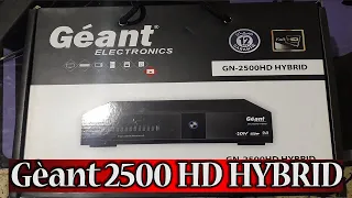 Geant 2500 HD HYBRID مراجعة جهاز جيون