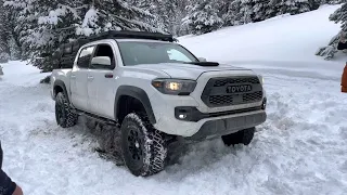 Snow Wheeling, Toyotas, Nissans, Jeep, Can am