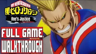 MY HERO ONE'S JUSTICE Gameplay Walkthrough Part 1 Full Game - No Commentary (Hero Campaign)