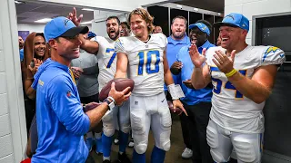 Brandon Staley Postgame Speech After First Regular Season Win | LA Chargers