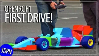 Worlds Largest OpenRC F1 - The First Drive?