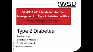 T2DM Treat to Target Summary Fam Med Dr Muller May 2022