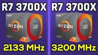 Ryzen 3000 - Does RAM Speed Matter? 2133 vs 2933 vs 3200 vs 3600 MHz