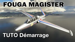 [FR] Tuto Démarrage Fouga Magister - Azur Poly - Son moteurs