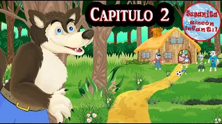 CUENTOS infantiles - El LOBO y los 7 CABRITOS  🐺 🐐🐐🐐🐐🐐🐐🐐  - CAPITULO 2 - Cuentos para Niños