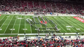 Ohio State Marching Band TBDBITL Outer Space Halftime Show 11 01 14 OSU vs IL