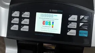 IS9000 Elite - Pro Banker Value Counting Machine.