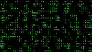 Matrix Screensaver Rain Code Digits