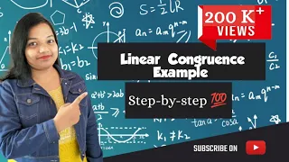 Linear congruence example 2 | Number theory | Finding solution of x | Fully Solved Example Solution