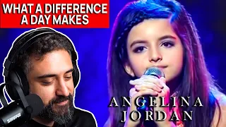 AJ MONDAYS!! Reaction to Angelina Jordan  - What a Difference a Day Makes