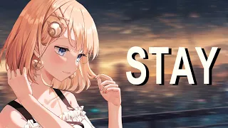 Nightcore - STAY (female version // lyrics)