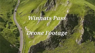 Winnats Pass Peak District Derbyshire Drone Footage April 2022