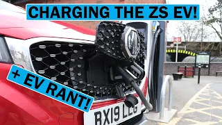 Charging the MG ZS EV + Reality of living with an EV!