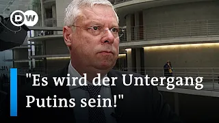 "Der Angriff auf die Ukraine war der Anfang vom Ende des Regimes Putin" CDU-Außenexperte Hardt