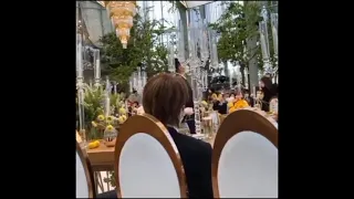 Jungkook singing "Beautiful" at Jiwoo's wedding | J-HOPE Sister wedding video | BTS attended wedding