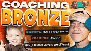 I Coached a Bronze Player How To HARD CARRY.. (Valorant)