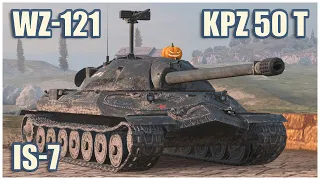 IS-7, Kpz 50 t & WZ-121 • WoT Blitz Gameplay