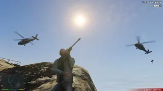 GTA V - Trevor's Mount Chiliad Rampage + Six Star Escape (RDE 3.1.6)