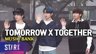 TXT wearing uniform in such chilly weather, 191101_MUSICBANK (쌀쌀 밀밀 보리보리한 날씨에 단복입고 출근한 TXT)