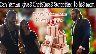 Can Yaman gives Christmas Surprised to his mom ? Güldem Yaman shooked after watching his Son !!