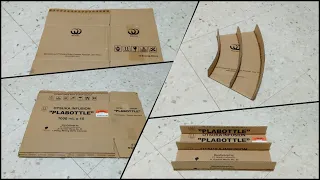 Cardboard / Kardus Diubah Menjadi Potongan Track Tamiya Mini 4wd Bongkar Pasang