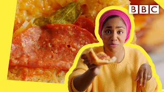 Nadiya's Pepperoni Pizza Bread is the recipe of your dreams 🤤 | Nadiya Bakes - BBC