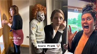 SCARE CAM Priceless Reactions😂#37 / Impossible Not To Laugh🤣🤣
