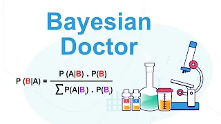 Diagnose a disease using Bayes Theorem, step by step upon evidence and lab test result arrives.