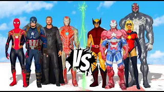 DARK AVENGERS VS AVENGERS - SUPERHEROES BATTLE