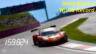 [WORLD RECORD] GT7 - McLaren 650S GT3 @ Mount Panorama - 1:59.824